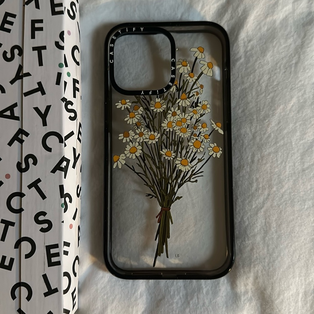 iPhone 14 Pro Max Clear Casetify Case with Bouquet